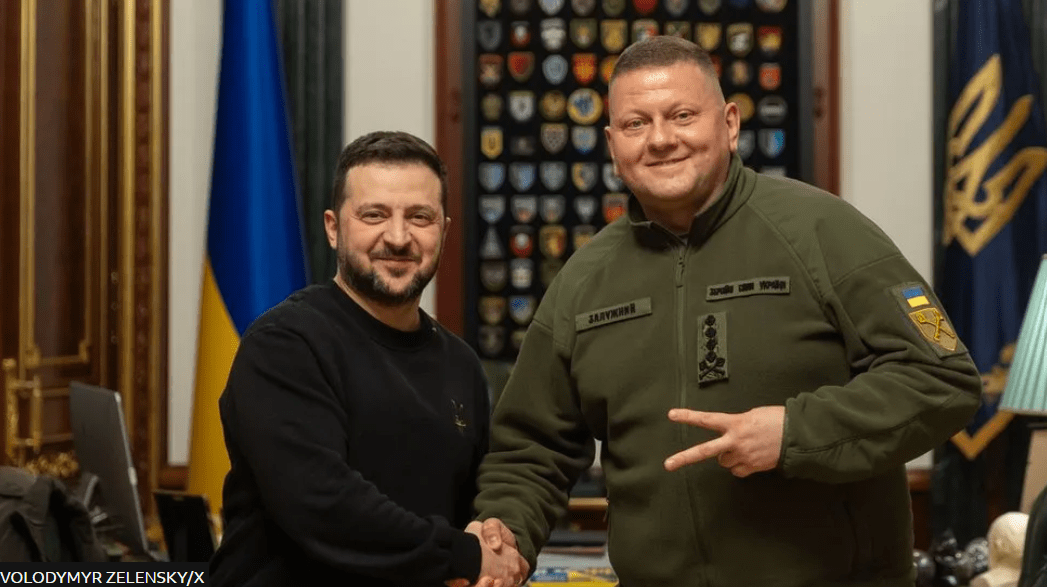 Zelensky sacks Ukraine's commander-in-chief Valerii Zaluzhnyi